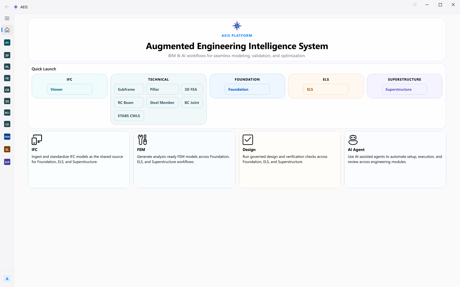 AEIS product screen with execution availability and Engineering AI Assistant summary